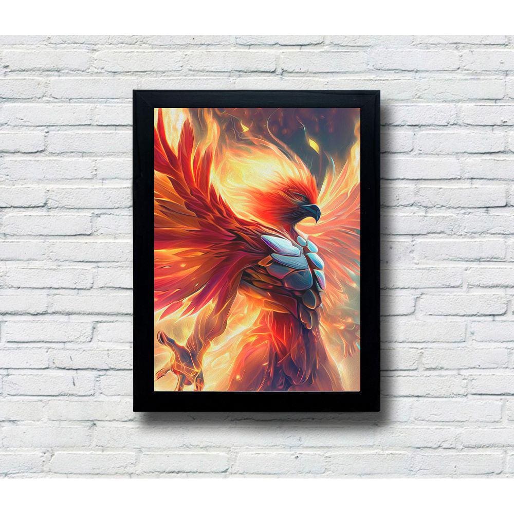 Quadro Decorativo MDF Ave Fenix
