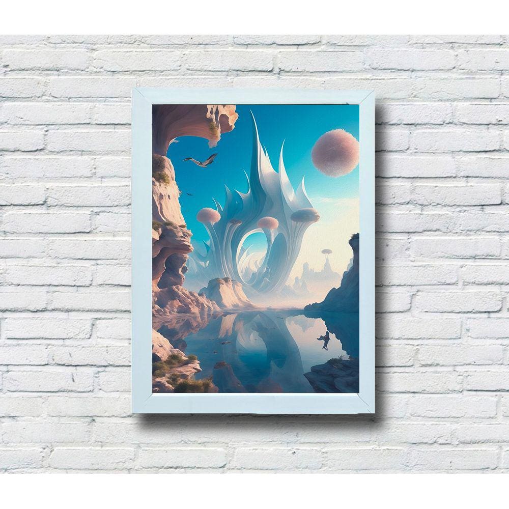 Quadro Decorativo MDF Outro mundo