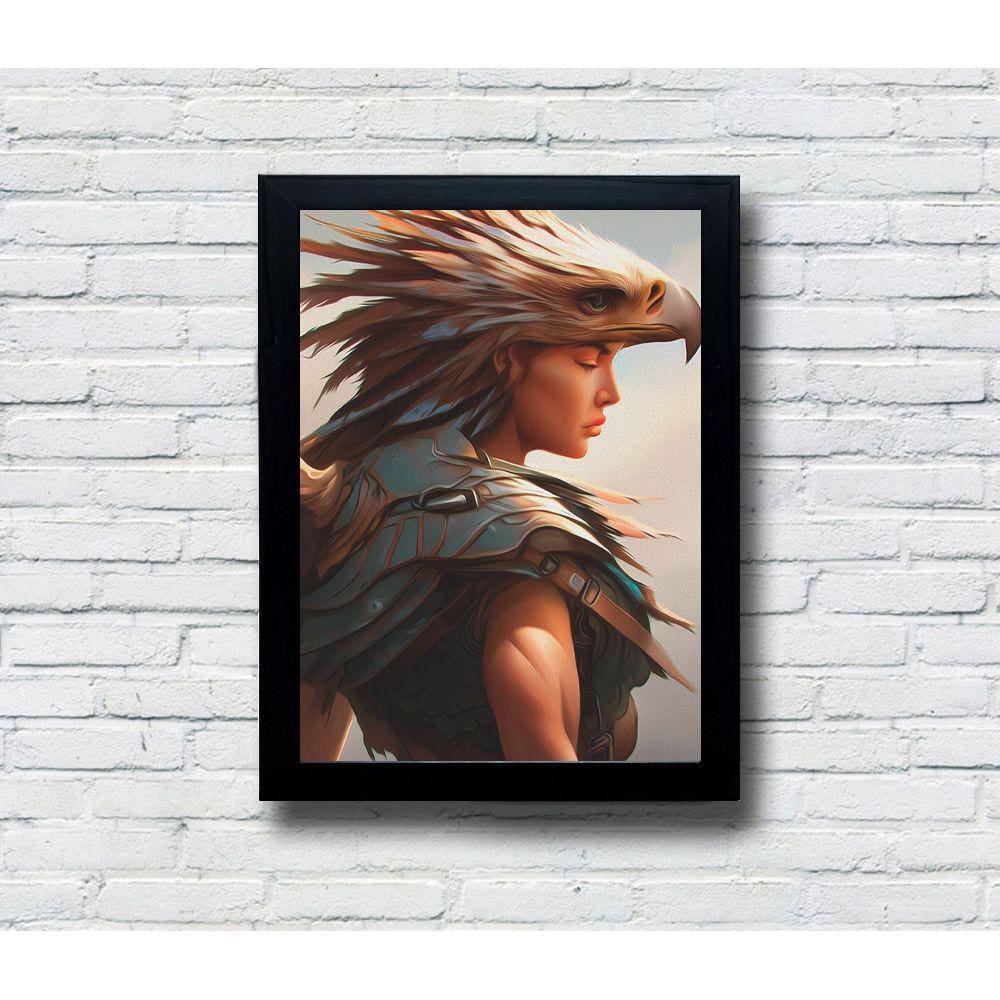 Quadro Decorativo MDF Guerreira Falcão