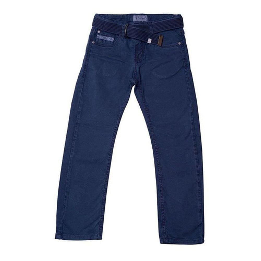 Calça Jeans Infantil Masculina Tofee Cor Azul Escuro - Nº01