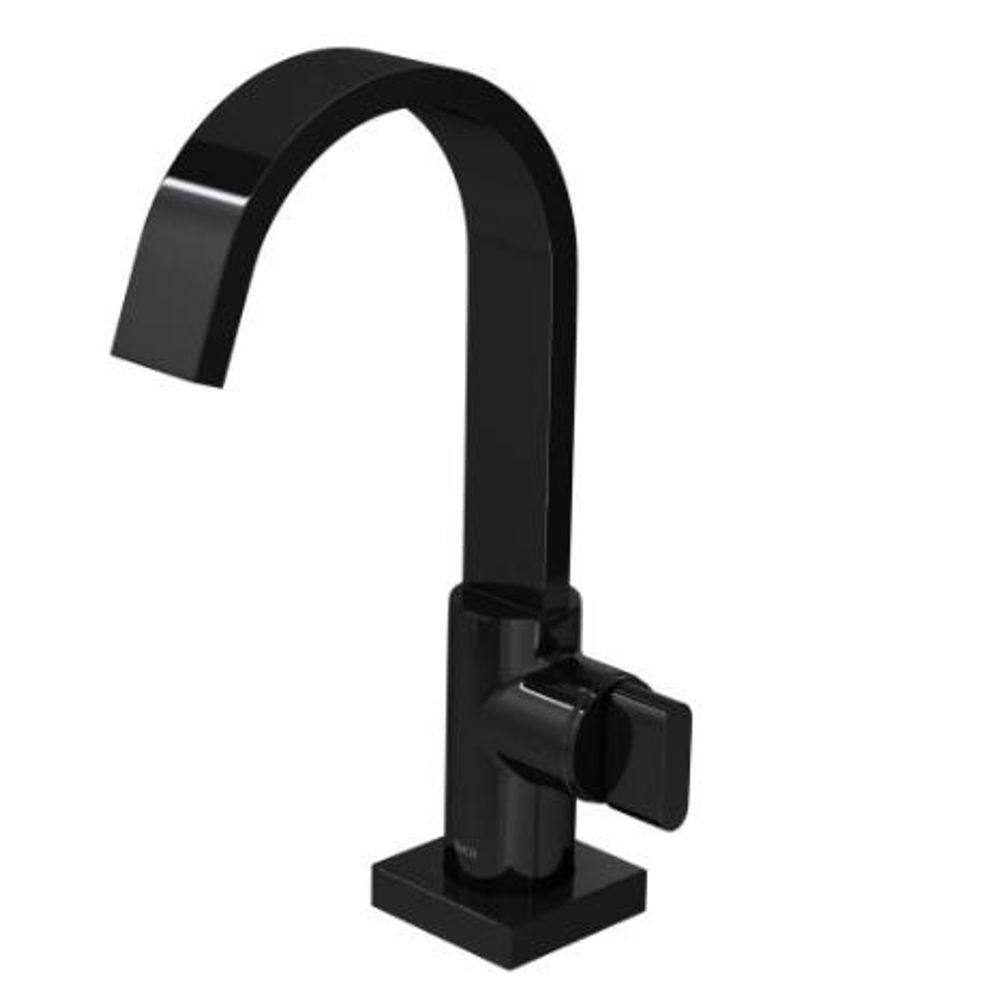 Torneira Lavatório Bica Alta Polo 1198 Black Noir - Deca