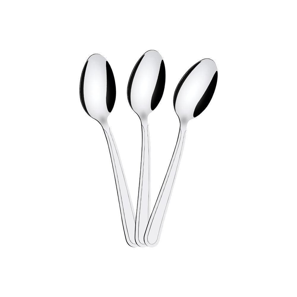 Kit - 24 Colheres De Sobremesa Búzios Em Aço Inox Csibag - Tramontina