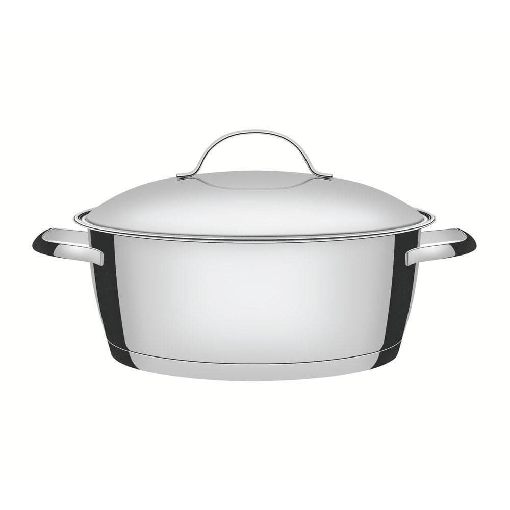 Caçarola Allegra Aço Inox Fundo Triplo Fogões De Indução 22 Cm 3,3l - Tramontina 62653221