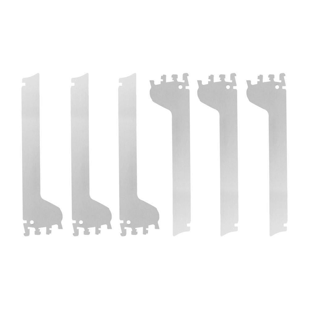 Kit 6 Mãos Francesas Apoio Para Bandeja 40cm Slg Gôndolas New Plus - Sa Gôndolas