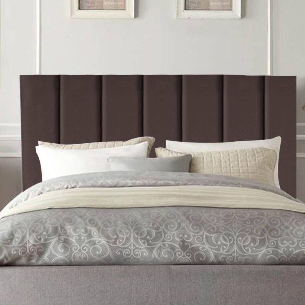 Cabeceira De Cama Solteiro Box 100 Cm Karla Carla Corino Cor:marrom