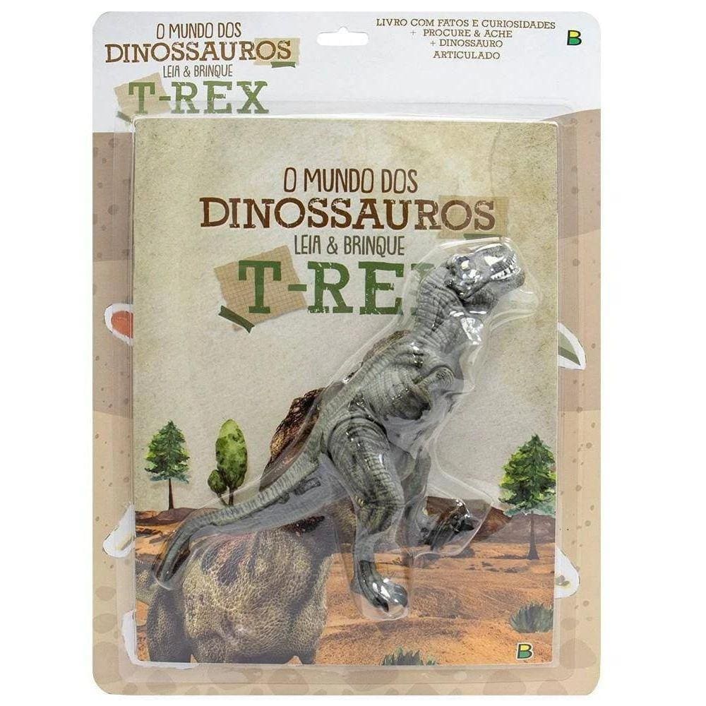 O Mundo Dos Dinossauros - Leia & Brinque - T-Rex