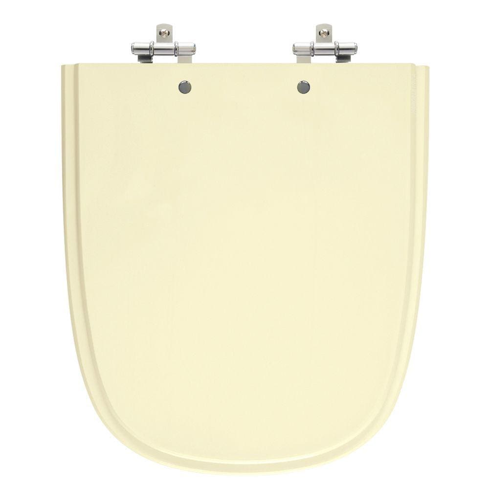 Assento Sanitário Ibiza Bone (Bege) Tampa para Vaso Incepa de Madeira Laqueada