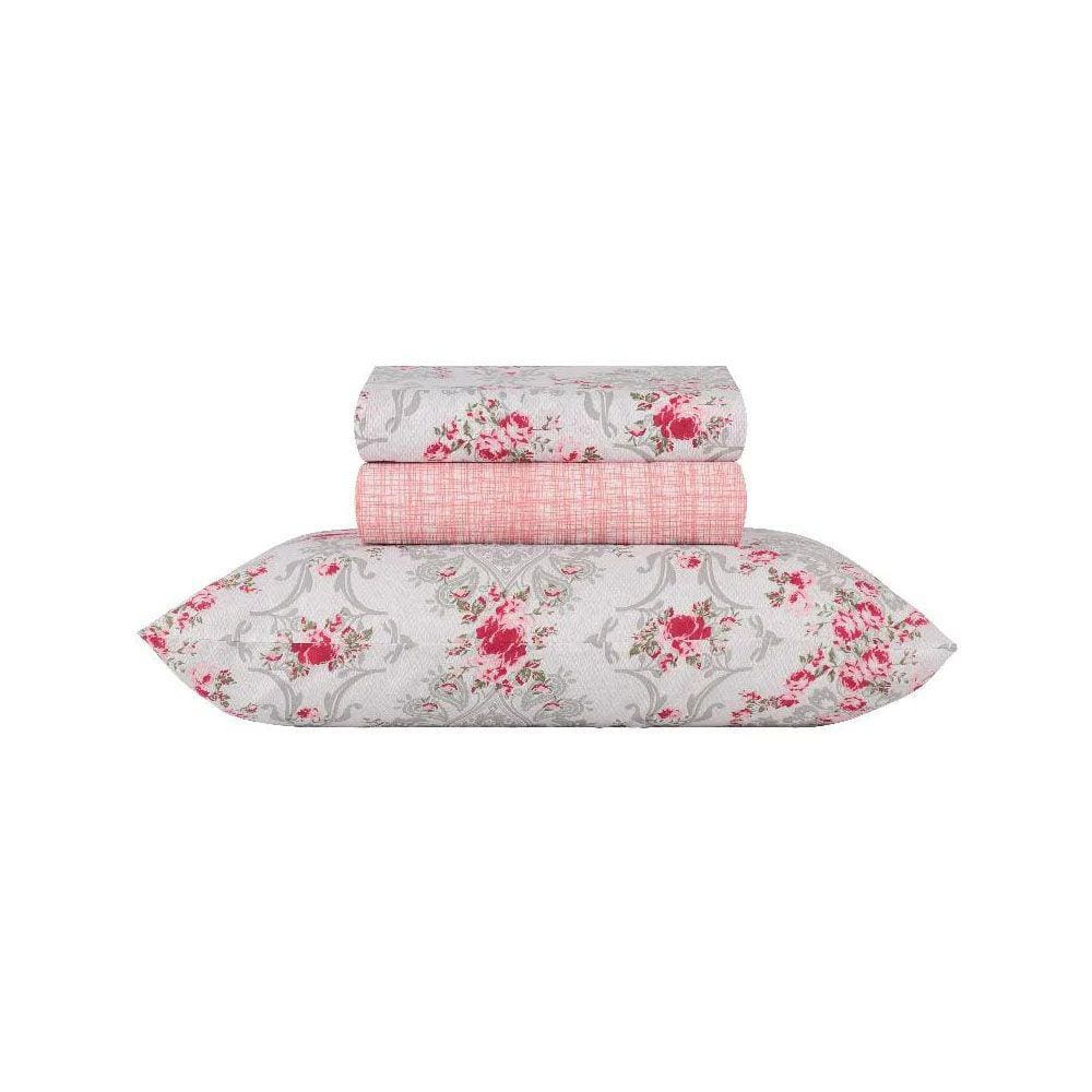 Jogo de Cama Casal Duplo Sultan Realce Premium Tamara