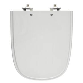 Assento Sanitário Ibiza Cinza Platina (Claro) Tampa para Vaso Incepa de Madeira Laqueada