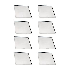 Kit - 8 Assadeiras Estampada Lisa Em Alumínio 35x35x1 Para Fornos Prp-004 / Fcsb4e / Fcv-35 - Imeca
