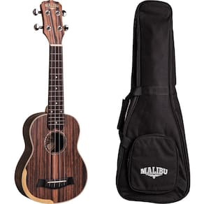 Ukulele Soprano Malibu 21 ESS Ebano Natural Fosco