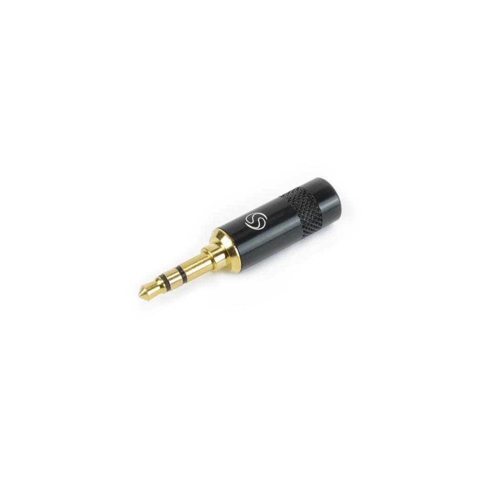 Plug P2 Stereo Santo Angelo Preto P2ST SAS OP01 Unidade