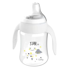Copo Antivazamento com Alça - 250ml - Zoo - Neutro - Lolly Kinddy