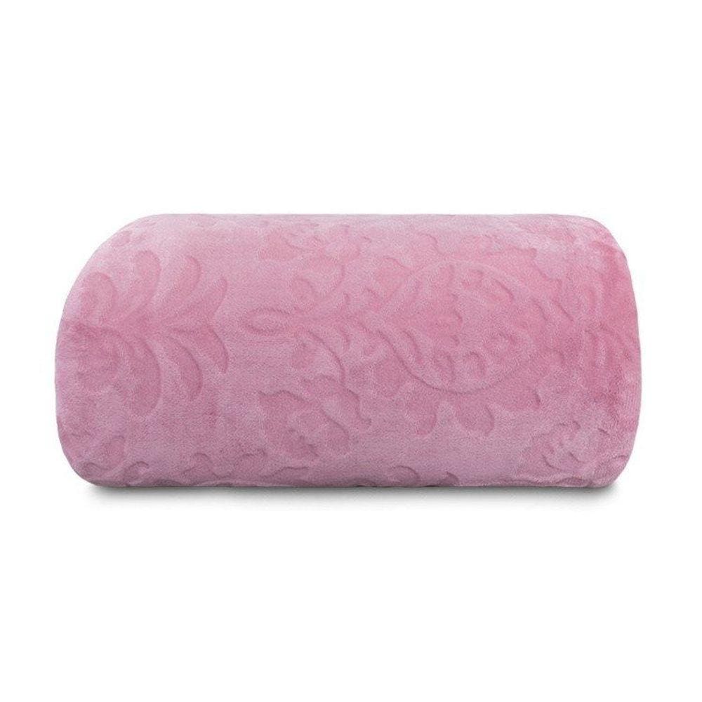 Manta Microfibra Flannel Lady Rosa Ice Appel Solteiro