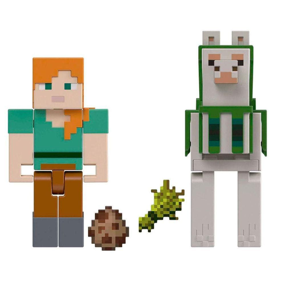 Bonecos minecraft e acessorios