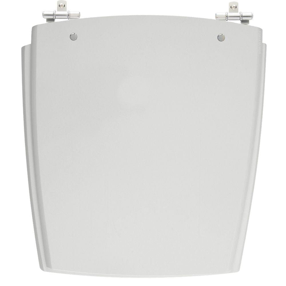 Assento Sanitário Nuage Cinza Platina (Claro) Tampa para Vaso Incepa de Madeira Laqueada