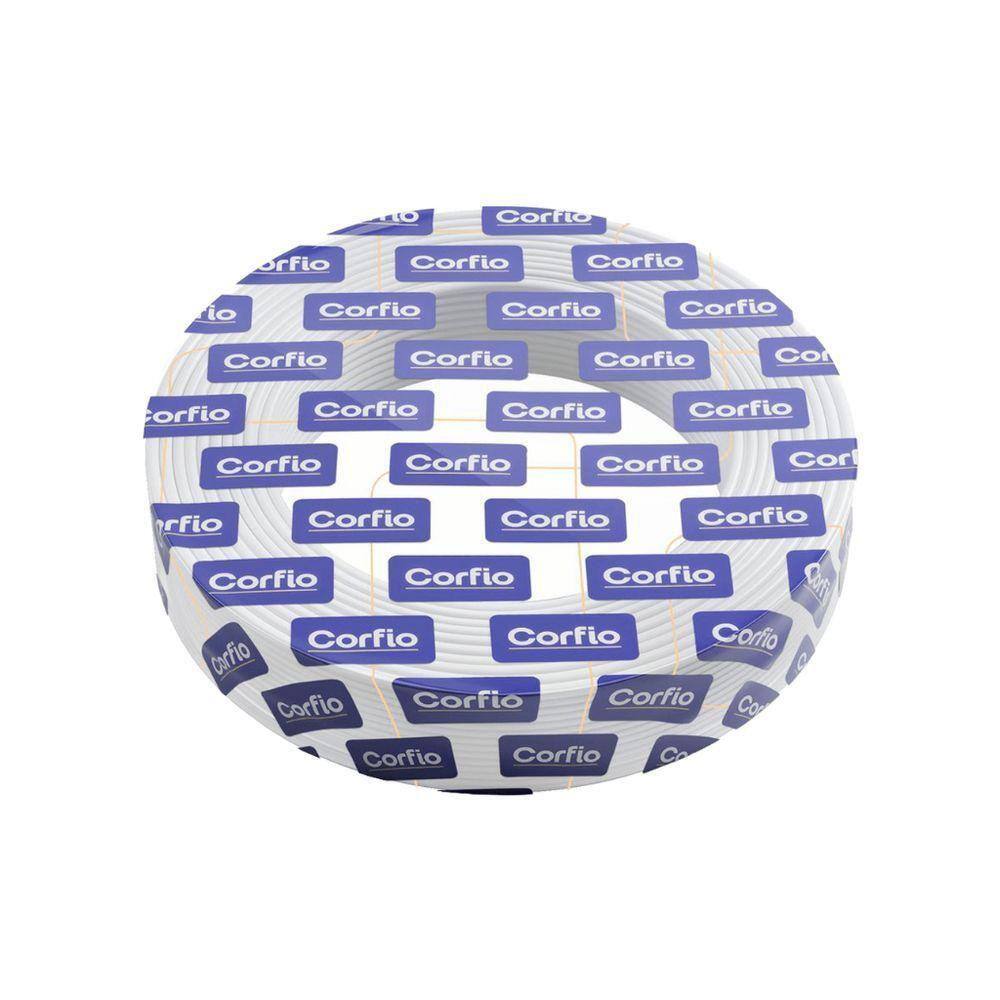 Fio De Cobre Flexível 1,5 Mm2 - Corfio Branco - 100m (rolo)