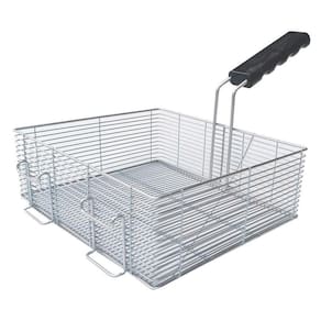 Cesto Grande Quadrado Galvanizado Fritador Gfao 18 E 30 - Metalcubas