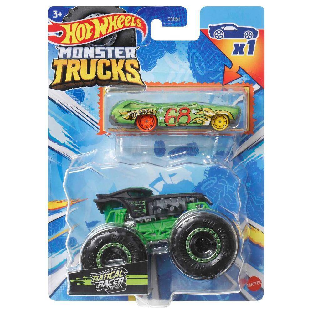 Monster Truck Hot Wheels Escala 1:64 Em Metal - Mattel Grh81