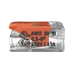 50 Conectores Automáticos Até 6,0mm 2 Polos 41a - Wago