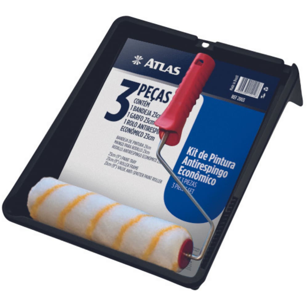 Kit De Pintura Antirespingo Com 3 Peças Atlas