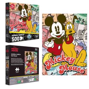 Quebra-Cabeça - Disney - Mickey Mouse - 500 Peças - Game Office - Toyster