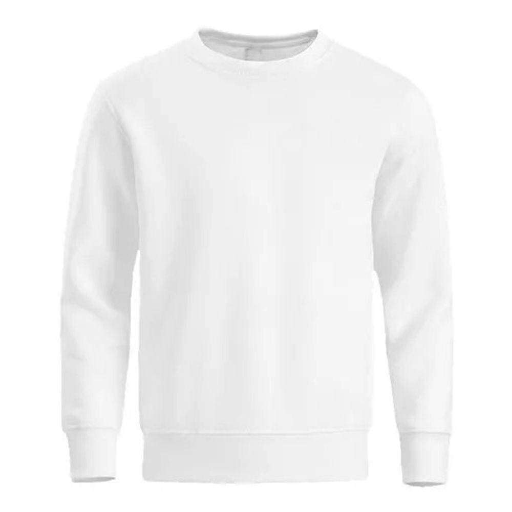 Blusa De Frio Fechada Lisa Sem Bolso Sem Capuz Moletom