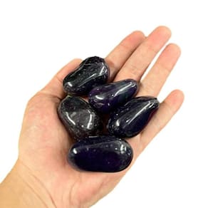 Pedra Rolada Ágata Roxa 2 a 3 cm Pacote 200g