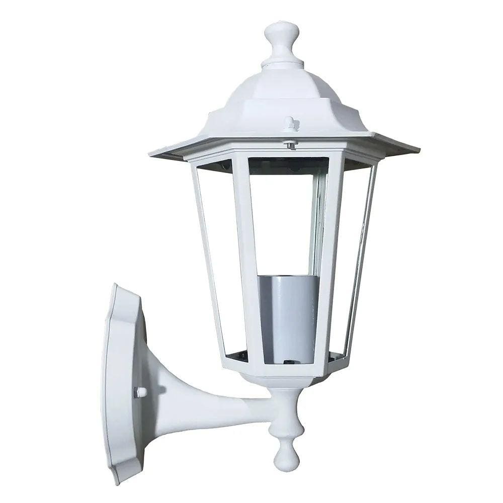 Arandela Colonial Branca 35cm 1E27