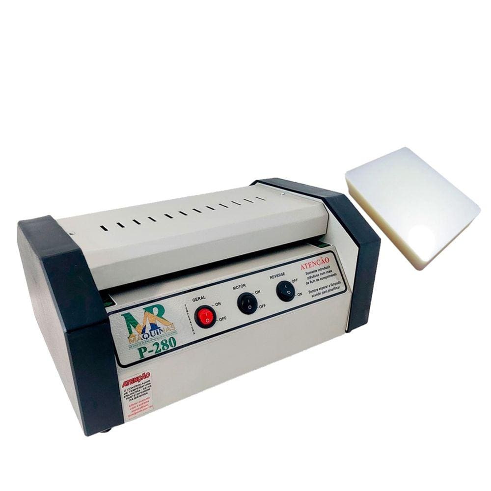 Kit Plastificadora P280 até Oficio e Polaseal A4 100un 110V