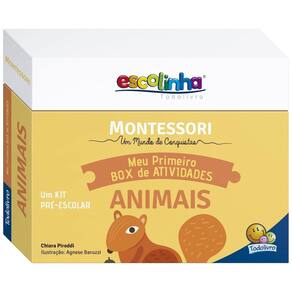 Escolinha - Montessori - Box De Atividades - Animais