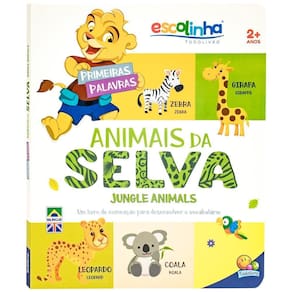 Esc. T. - Primeiras Palavras - Bilíngue - Animais Da Selva