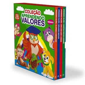 Coleção Aprendendo Valores - Box com 4 Livros