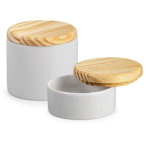 Kit Porcelana Porta Algodão Porta Joias Jogo De Potes Louça