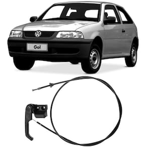 Cabo Capô VW Gol G3 G4 Saveiro Parati 1765mm Com Alavanca
