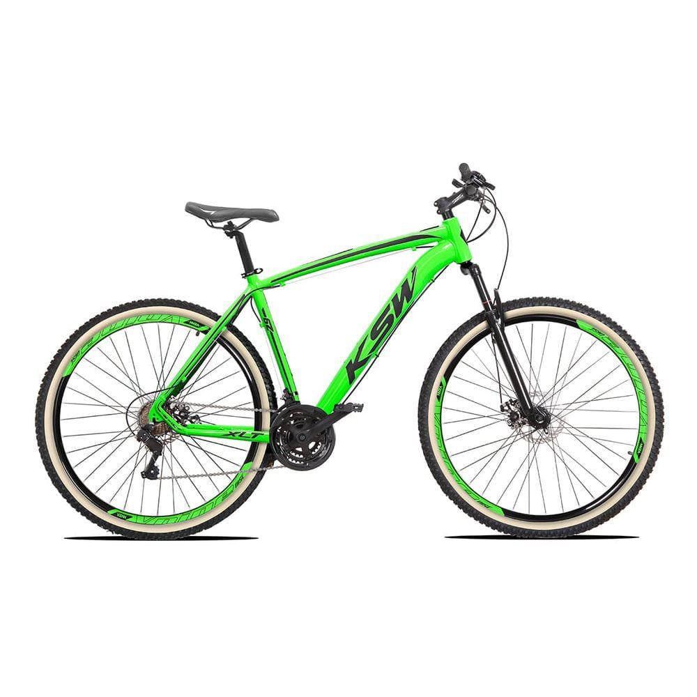 Bicicleta MTB Aro 29 KSW 27 Marcha Freio a Disco Cubos K7