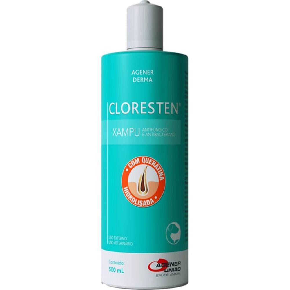 Shampoo Agener Uniao Dr. Clean Cloresten Antifungico e Antibacteriano
