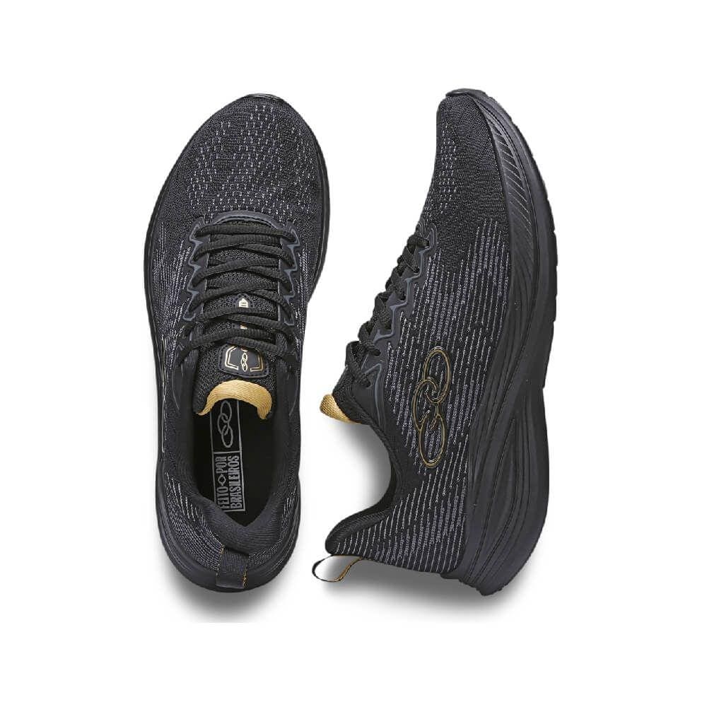 Tênis Olympikus Marte 43395156 Preto/Dourado
