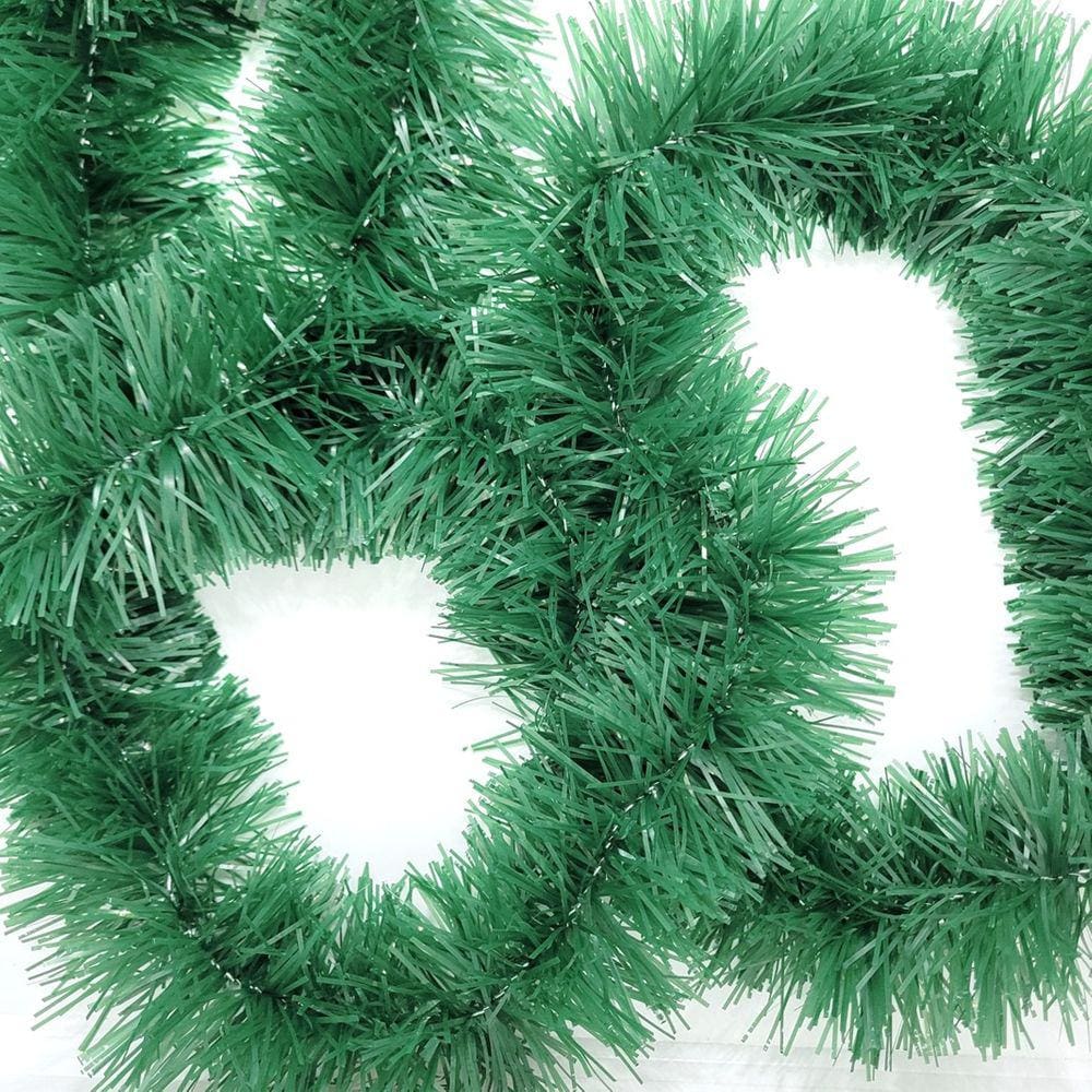 Festão De Natal Verde Opaco 9cm Jogo 10 Metros - Master Christmas