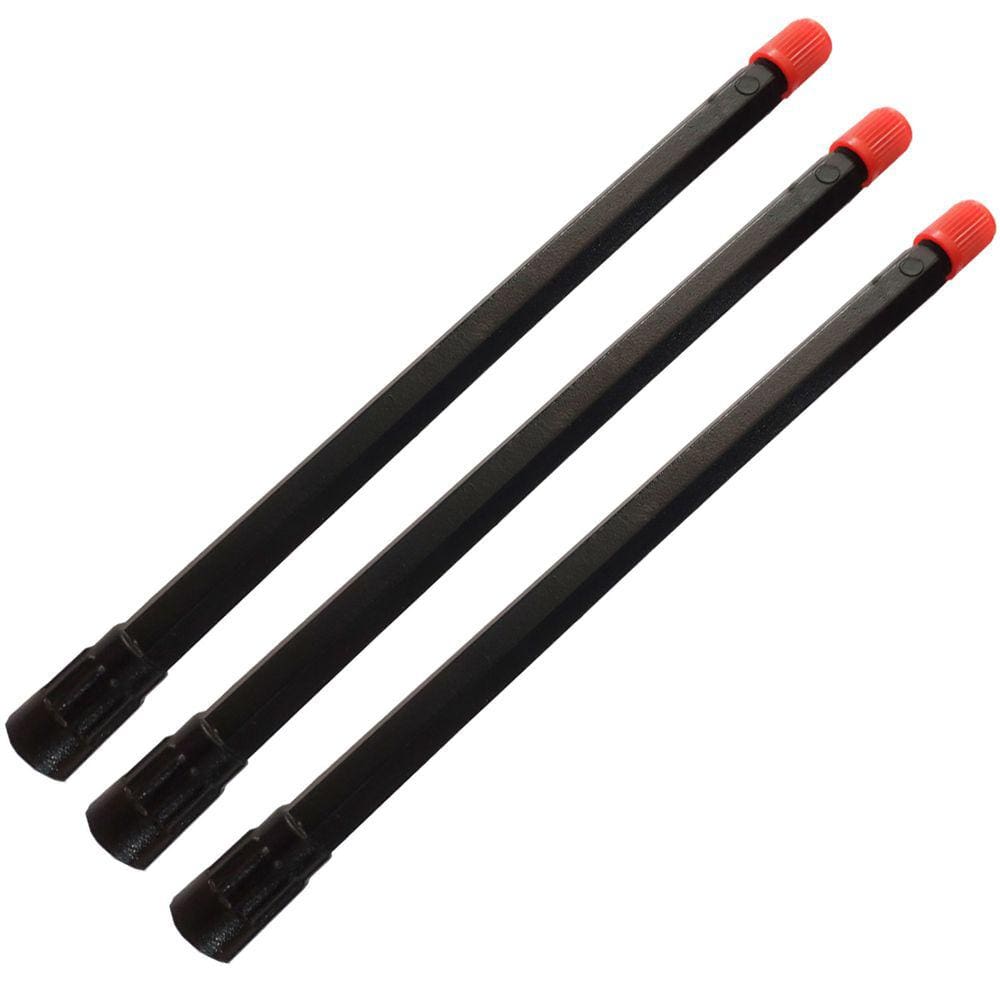 30 Prolongador Extensão Rigida Plastico 150mm Bico De Roda