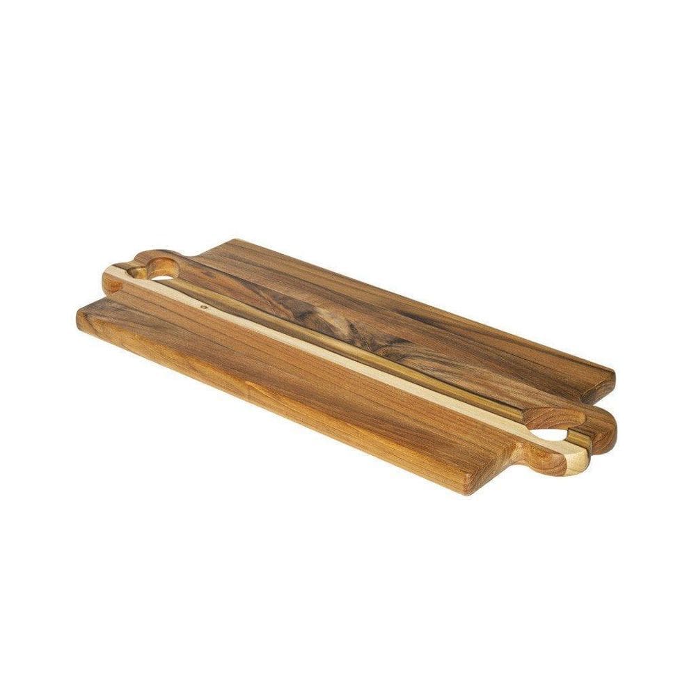 Tábua De Madeira Teca Com Alças De Coração - Stolf