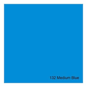 Gelatina E-Colour 132 Medium Blue Rosco 150132