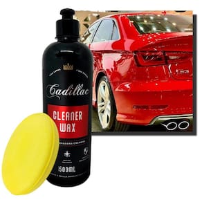 Cera Cremosa Cleaner wax Cadillac 500ml + Aplicador espuma