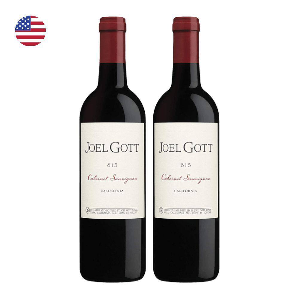 Kit 2 Vinhos Trinchero Joel Gott Cabernet Sauvignon Tinto EUA 750ml