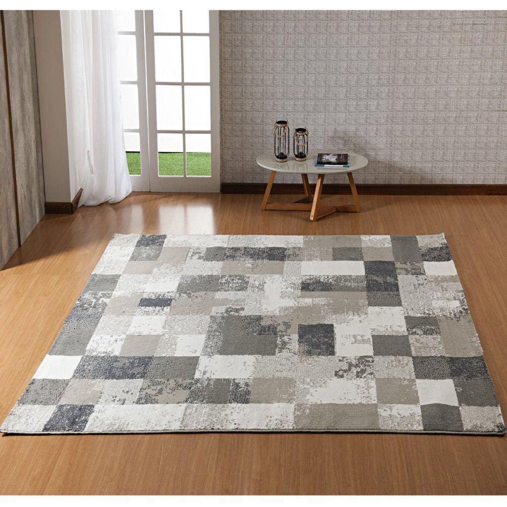 Tapete 100cm x 140cm Helsinki Niazitex Cinza