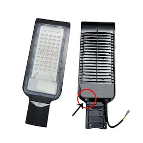 Luminária Pública Led Smd 100W Branco-Frio Fotocélula
