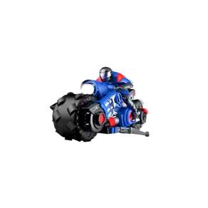 Brinquedo Moto De Controle Remoto Drift Gira 360 Manobras:Azul