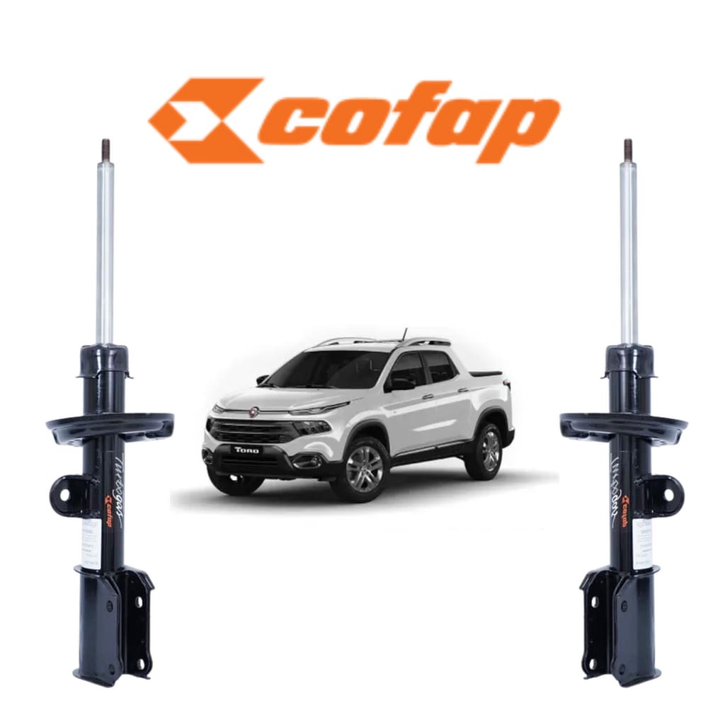 2 Amortecedor Fiat Toro 2.4 2016 A 2021 Direito + Esquerdo Dianteiro Cofap