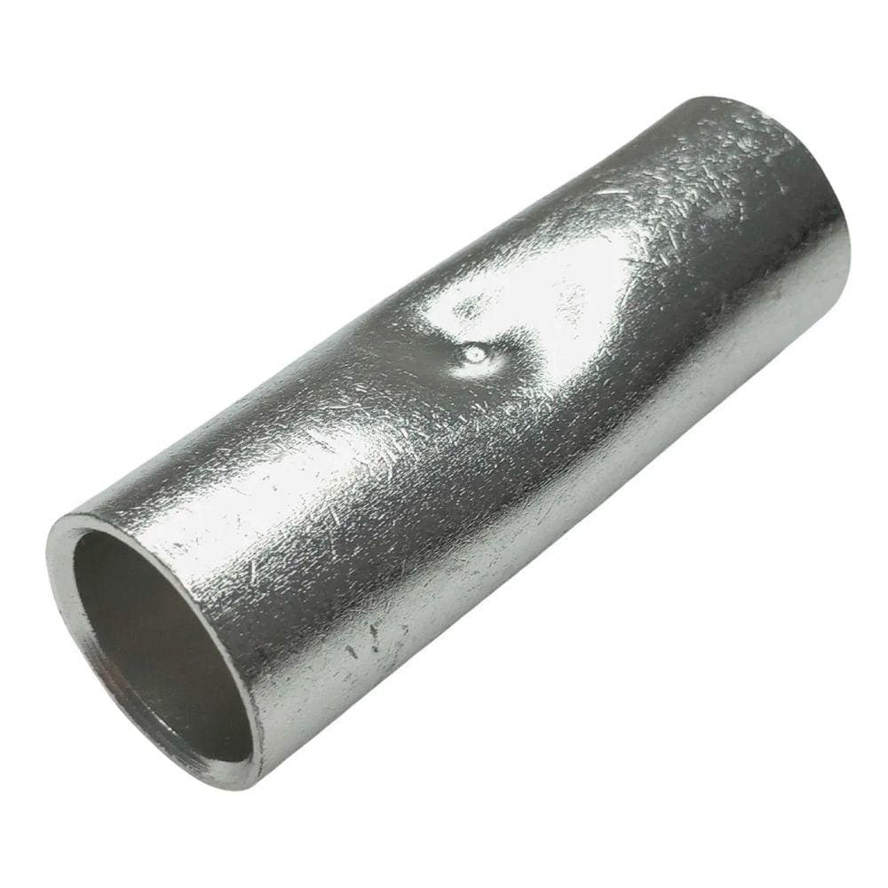10 Terminal Luva Emenda Compressão Cabo 25mm Cobre Estanhado