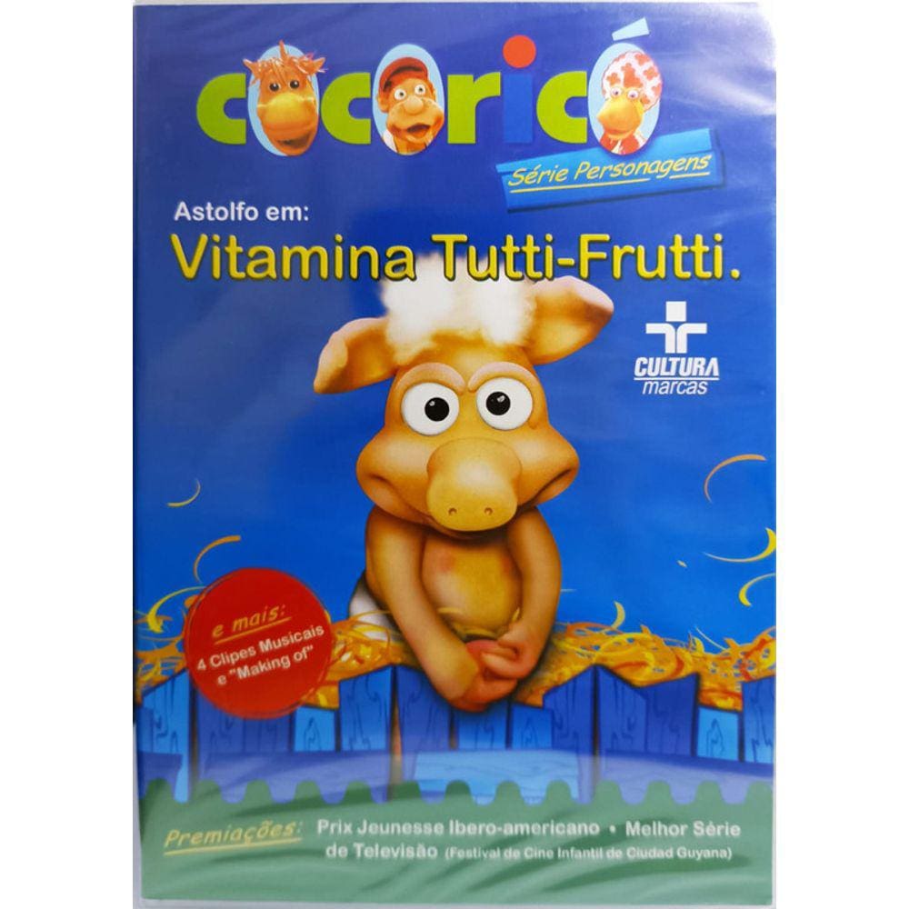 Dvd Cocoricó - Astolfo Em Vitamina Tutti Frutti